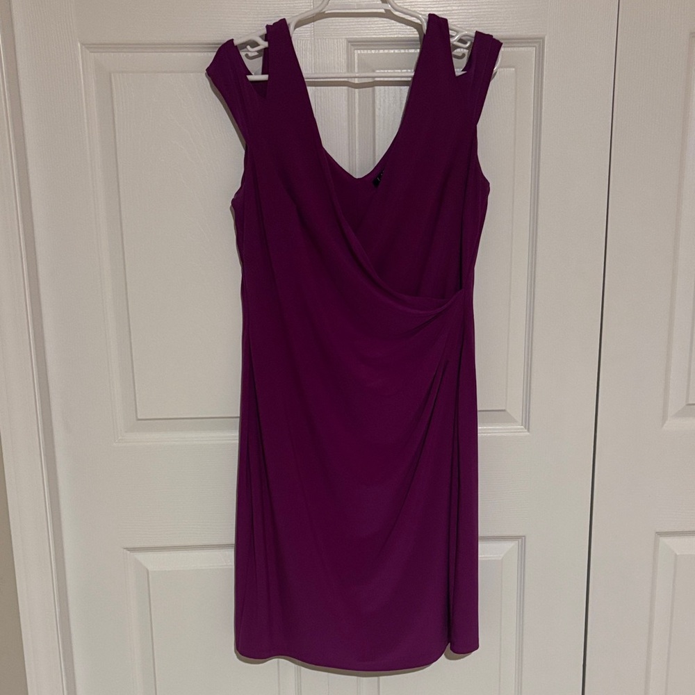 Chic Backless Purple Dress